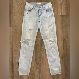 Eunina Distressed Skinny Jeans